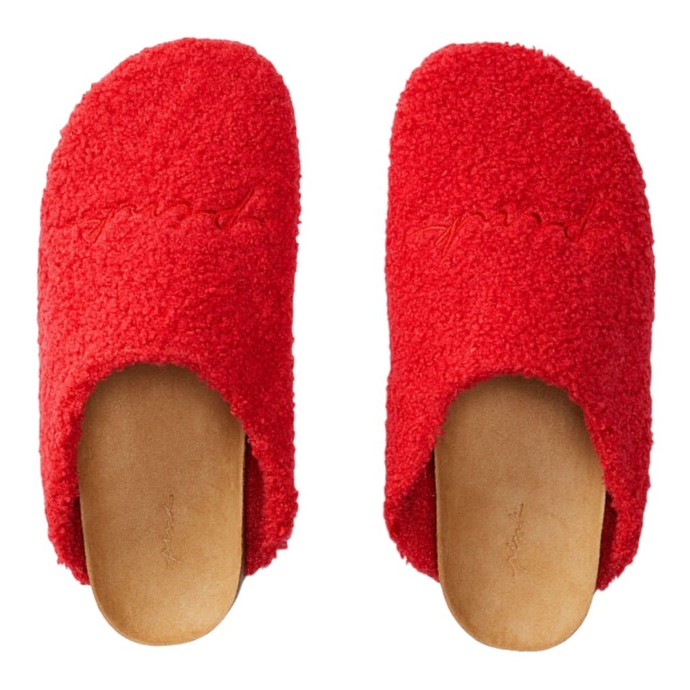 PINK COZY-PLUSH CLOGS SLIPPERS Style: 26561944 RED Sizes Various